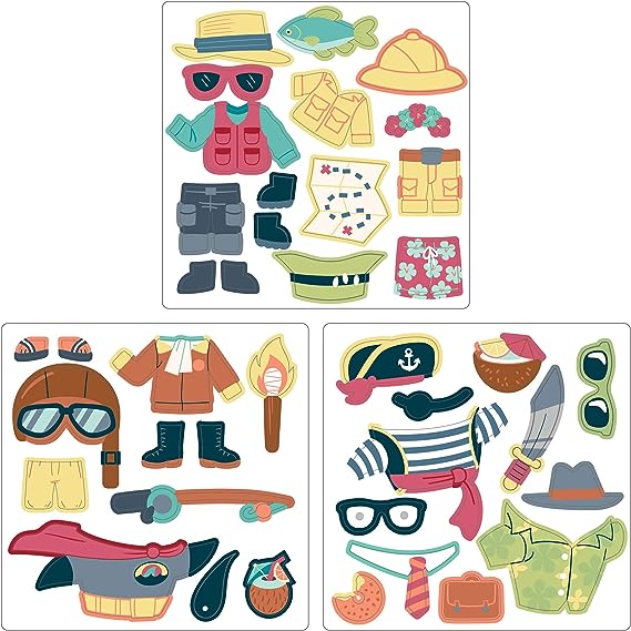 Stephen  Joseph Travel Tin Magnetic Dress up Doll