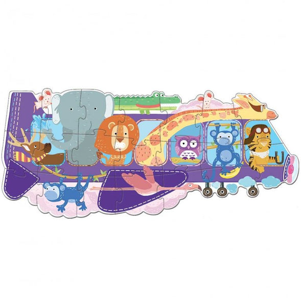 Sassi Junior Travel Puzzle - Animals on a Plane